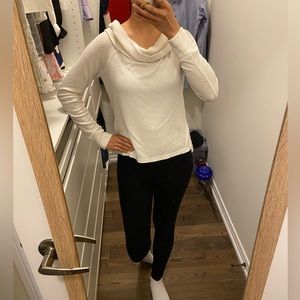 Abercrombie and Fitch white long sleeves